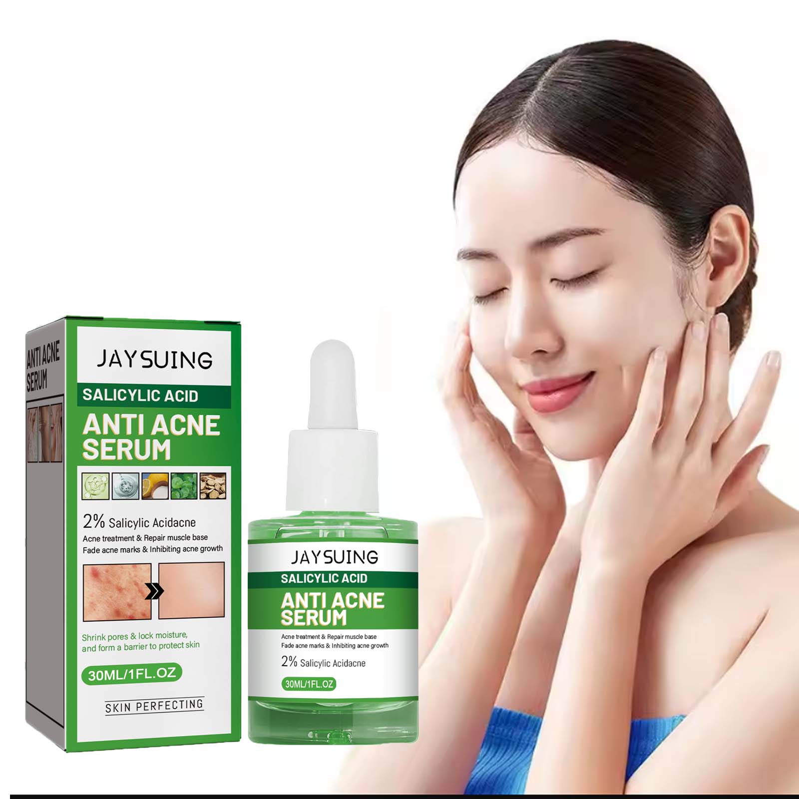 Hyaluronic Acid Serum - 살리실산 안티 여드름 페이스 세럼 하이드레이팅