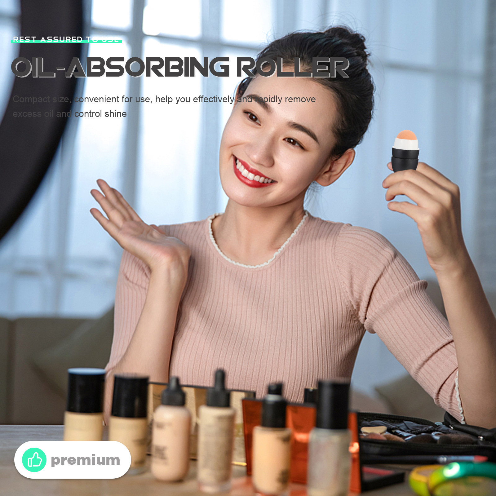 Skincare Oil Control - 페이스 오일 마사저용 스킨케어 롤러, 오일
