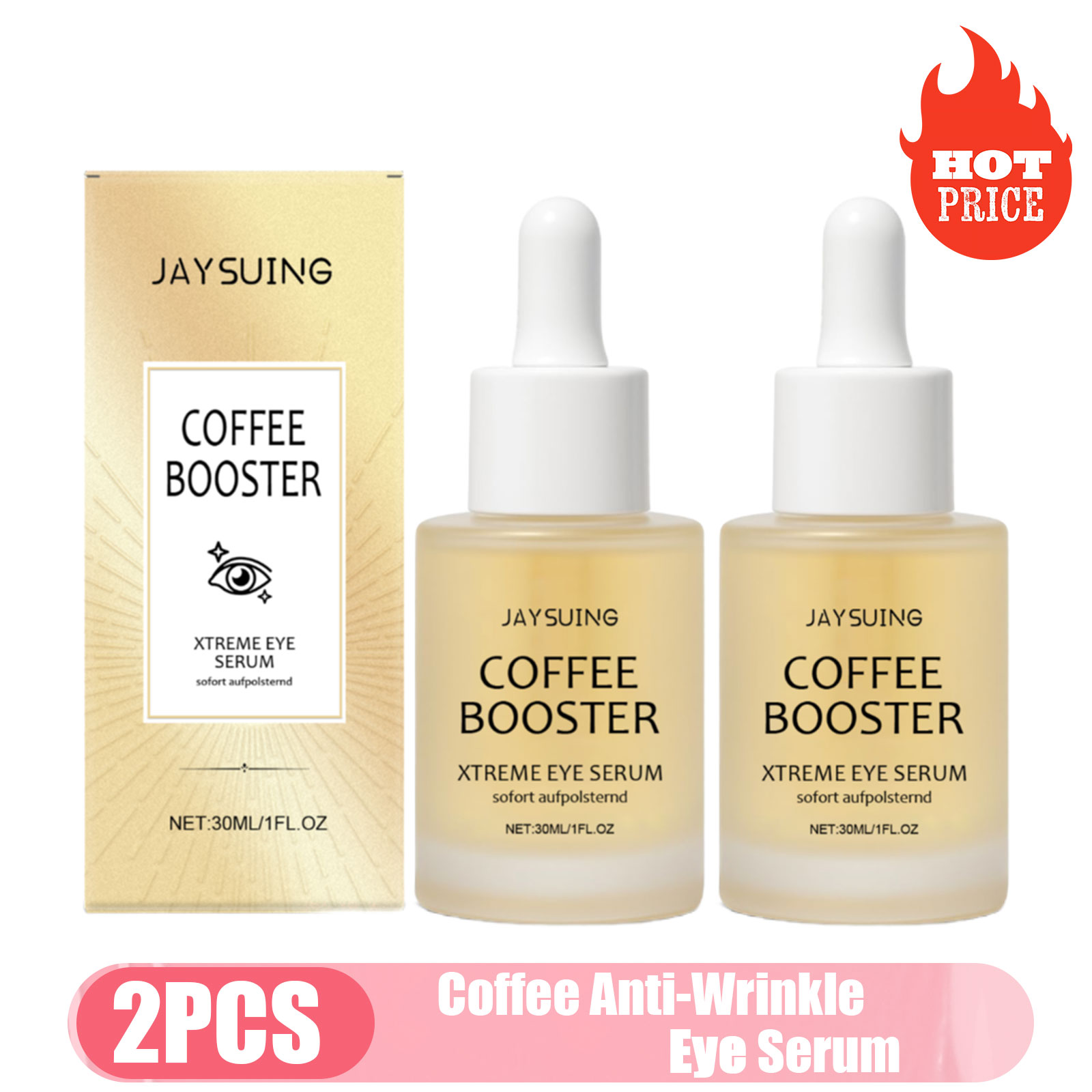 Hyaluronic Acid Serum - 히알루론산 아이 세럼 커피 페이드 파인