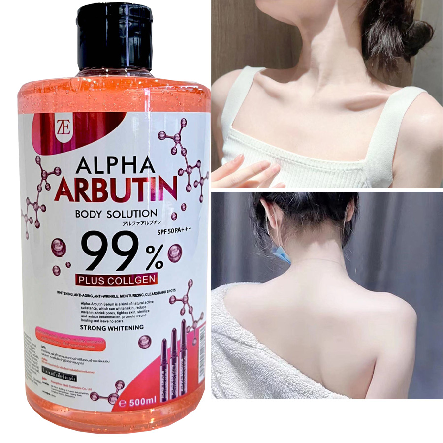 Alpha Arbutin Serum - 500ml 피부 미백 페이스 세럼, 반점