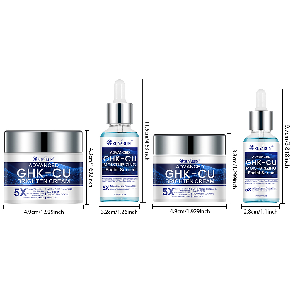 수야룬 GHK-CU 크림 & 세럼 - 모든 피부 타입에 - Skincare Oil Control 리뷰 및 가격