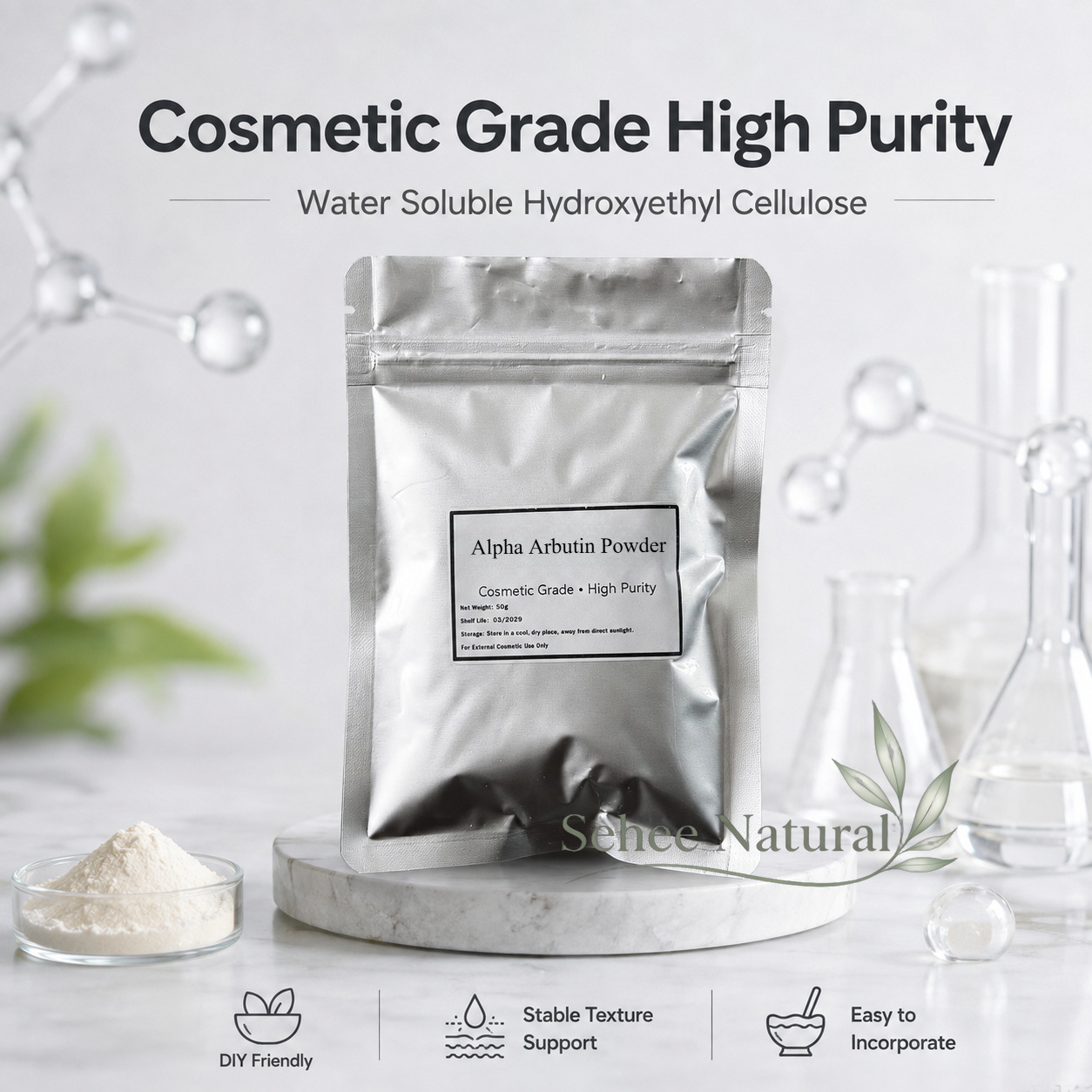 알파-아르부틴 98% 순수 피부 미백 화장품 원료 50 - Alpha Arbutin Serum 리뷰 및 가격