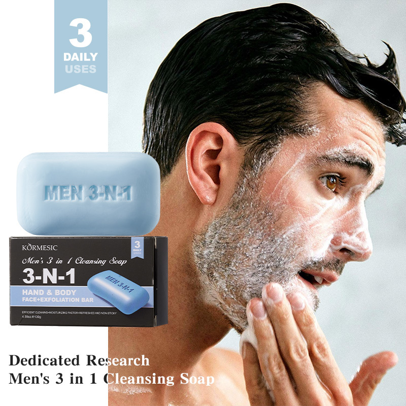 남성용 3-in-1 클렌징 바 비누 (얼굴, 바디, 유 - Skincare Oil Control 리뷰 및 가격